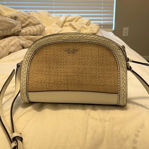Kate spade Sylvia straw cross bag